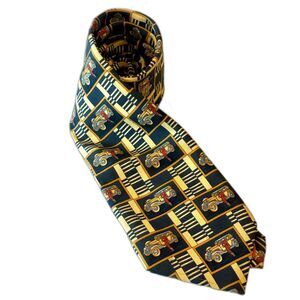 Christian Dior Automobile Necktie - Vintage
